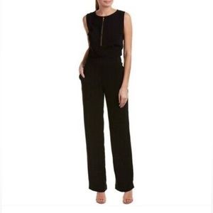 CAbi Grace Sleeveless Zip Front Crepe Jumpsuit Style 3340